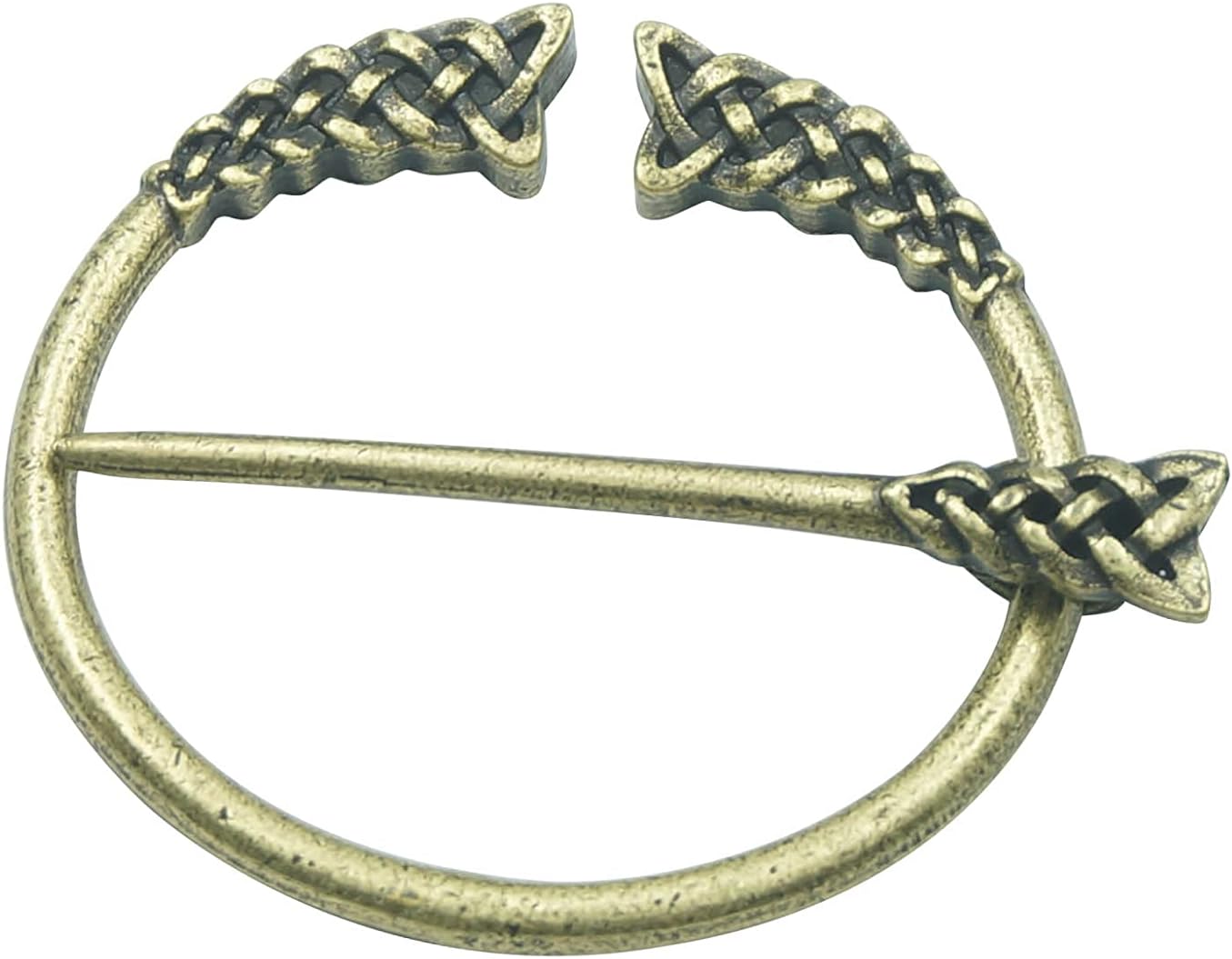 Handpicked Retro Viking Brooch Collection Twisted Knotted Fibula Cloak Pin Penannular Cloak Pin And Shawl Pin In Authentic Nordic Style