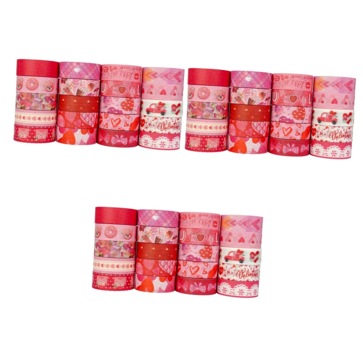 Operitacx 60rollen Dekoratives Washi Tape Selbstklebendes -klebeband Für Valentinstag Und Hochzeiten Für Scrapbooking Bastelprojekte Und Kreative Dekorationen Pastellfarben