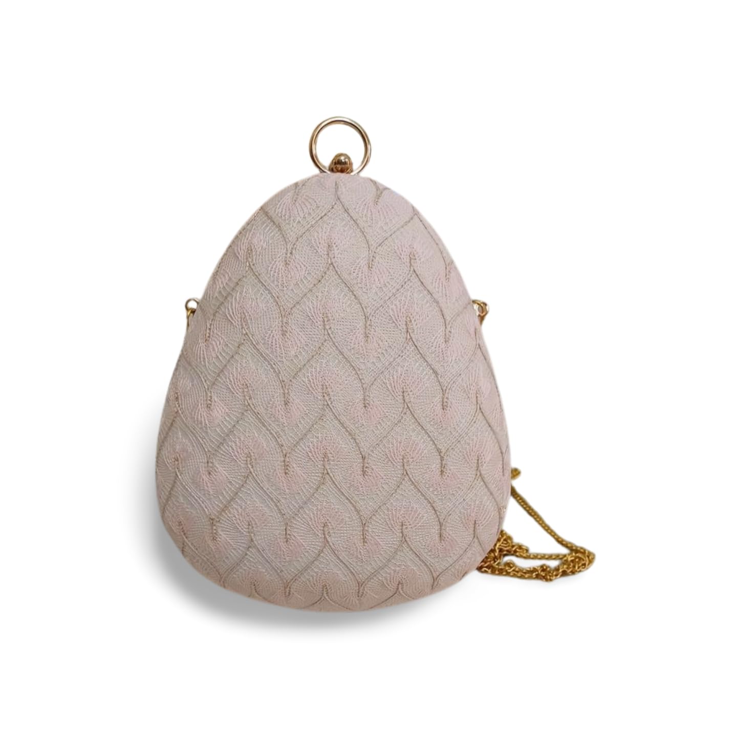 Woven Geometric Women Cltuch With Ring Handle-image-19
