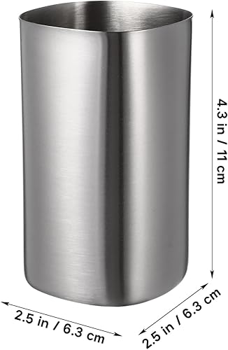 Miniatura 3 de Vaso de metal para cepillos de dientes de acero inoxidable para baño, tazas de baño de metal, taza de cepillo de dientes, vaso de baño para hombres