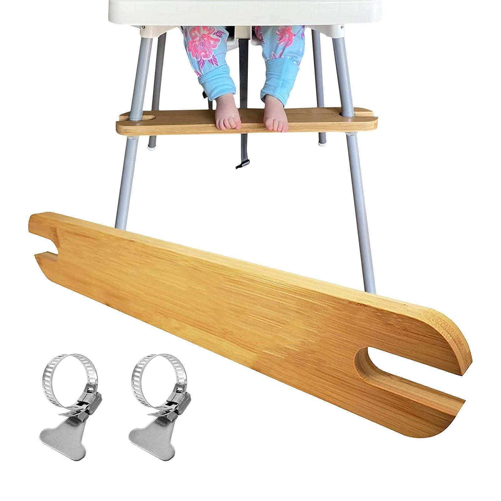 Chair Foot Rest Bamboo Baby High Chair Footsi® Eco-friendly