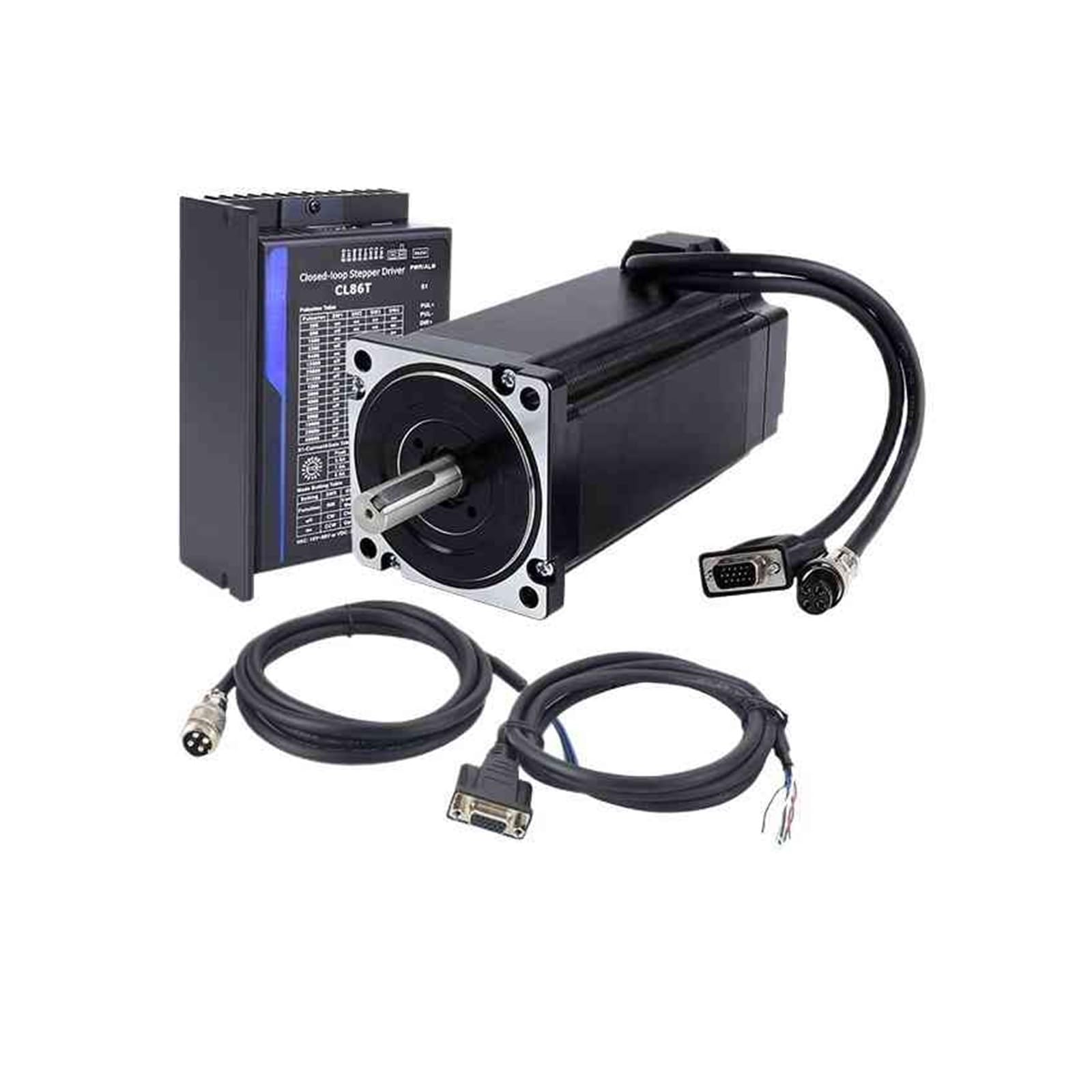 Kit de Moteur Pas à Pas Nema 34 en Boucle fermée, série TS, 12nm, 1, câbles d'extension de 1.7m