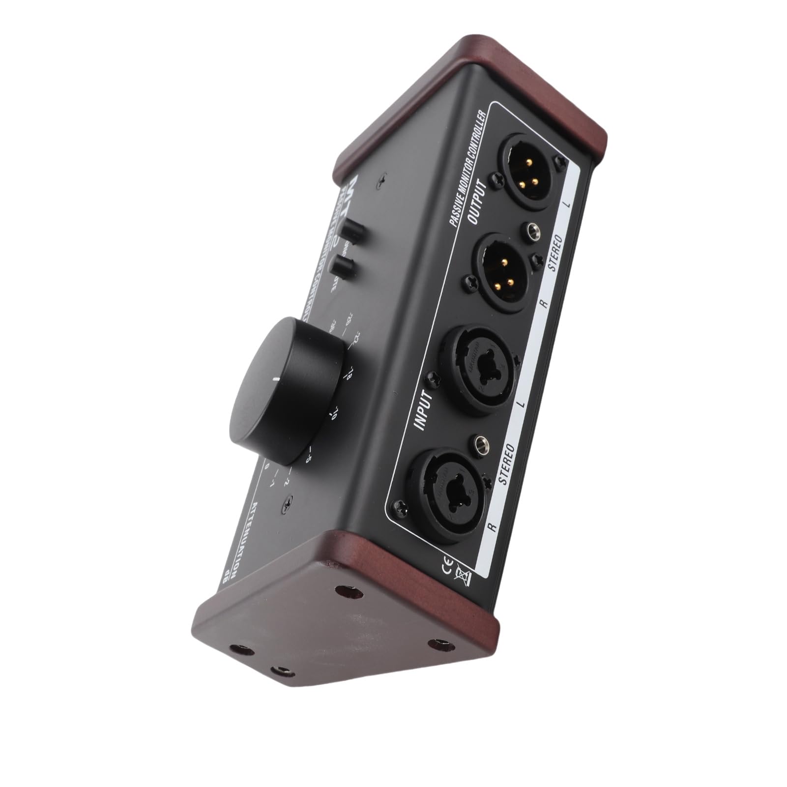 Gearwell Volume Controller, passiver Audioschalter, passiver -Controller mit XLR und 3,5 -mm -Schnittstellen -Stereo -Lautstereo -Lautstärke - -Steuerungsteuerungs -Audio -Level