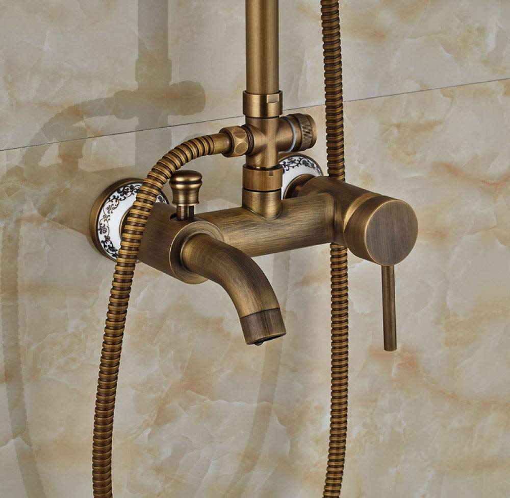 recién baño Juego Grifo con Manual de Ducha antigüedad