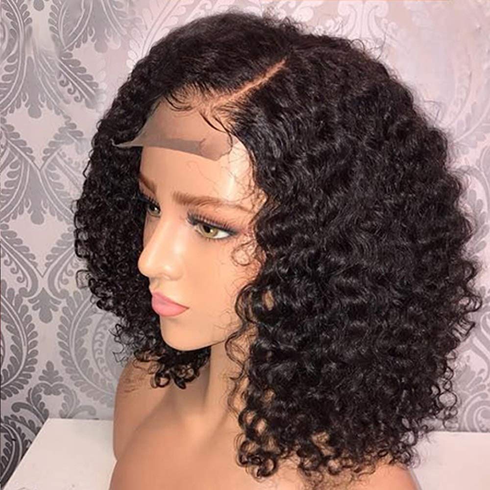 Perruque cheveux courts bouclés 14 pouces pour sublimer vos soirées et looks quotidiens