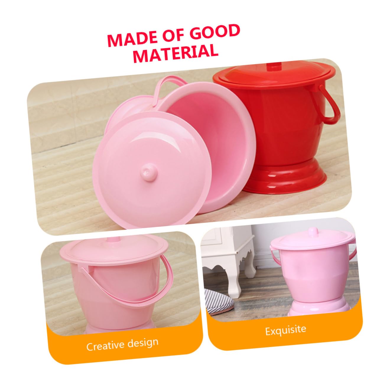 COOLHIYA Mini Children's Urinal Potty Training Seat for Boys Girls Reusable Travel Urinal with Lid for On-the-go