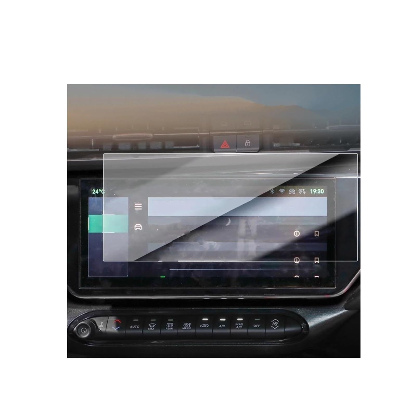 Para Alfa Para Romeo Para Junior 2025 Protector Pantalla Cristal Templado Para Sistema Navegación(Style 1)