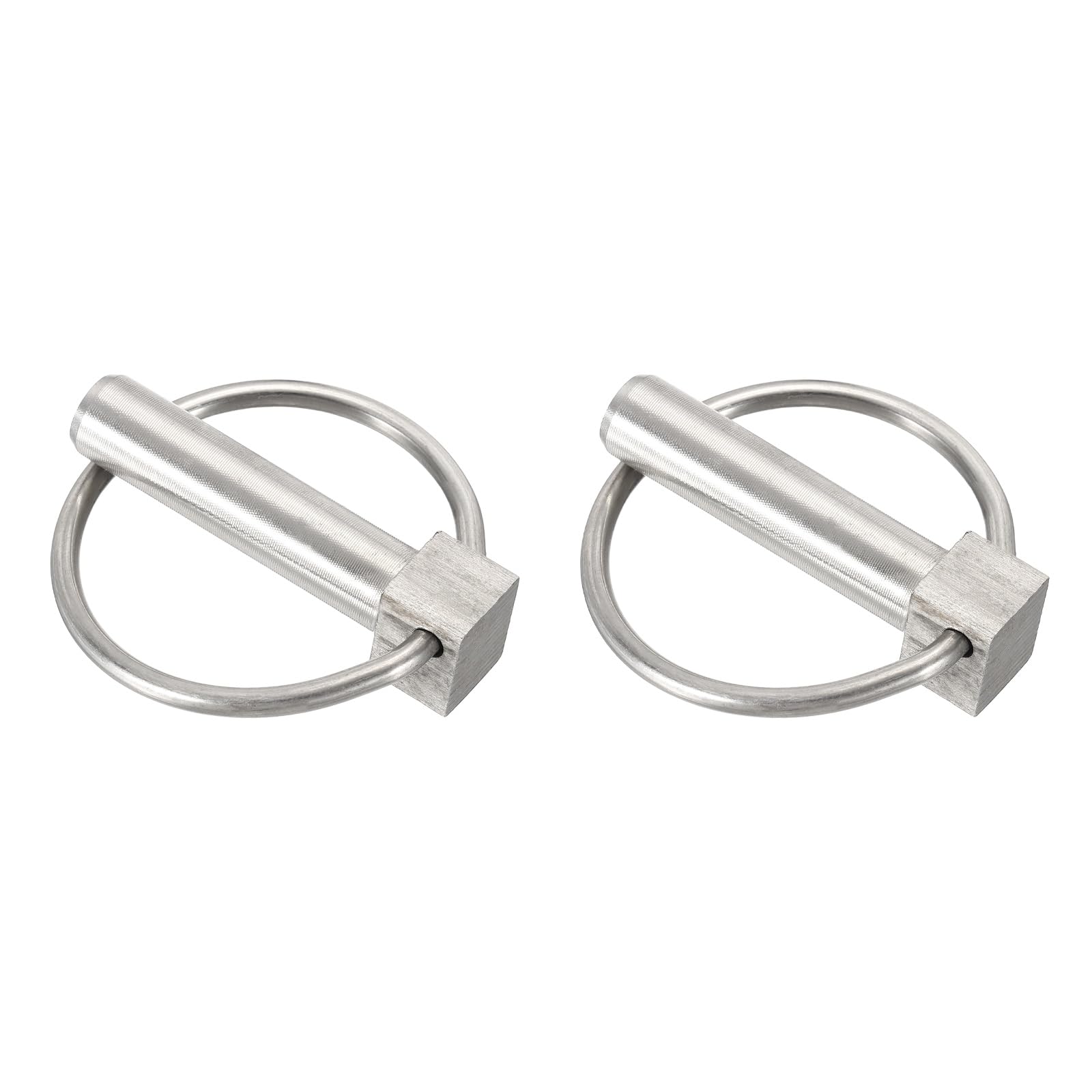 sourcing map 2Pcs Lynch Pin with Ring 11mm x 45mm,Heavy Duty Linch Pins — image 1