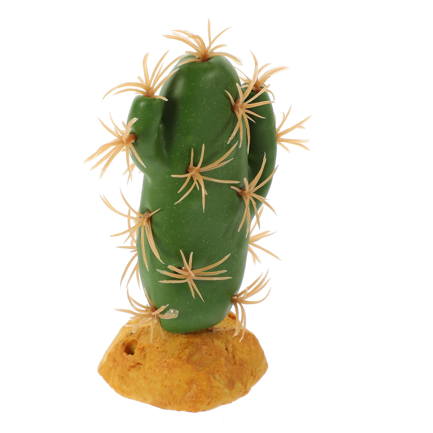 POPETPOP Reptile Tank Background Artificial Cactus Plant Easy Care Fake Plant for Lizards Geckos