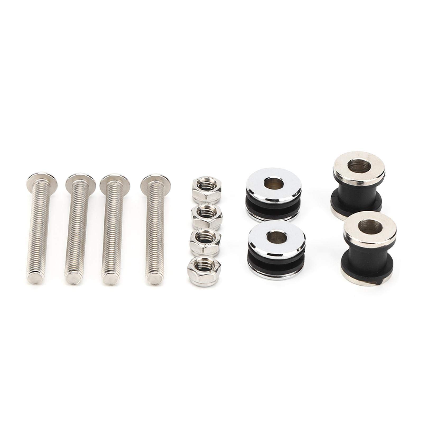 Kit hardware di aggancio, 12 pezzi Set Kit hardware di aggancio per moto Sissy Bar Vite di montaggio per rack adatta per 1200 XL1200NS 2018-2020