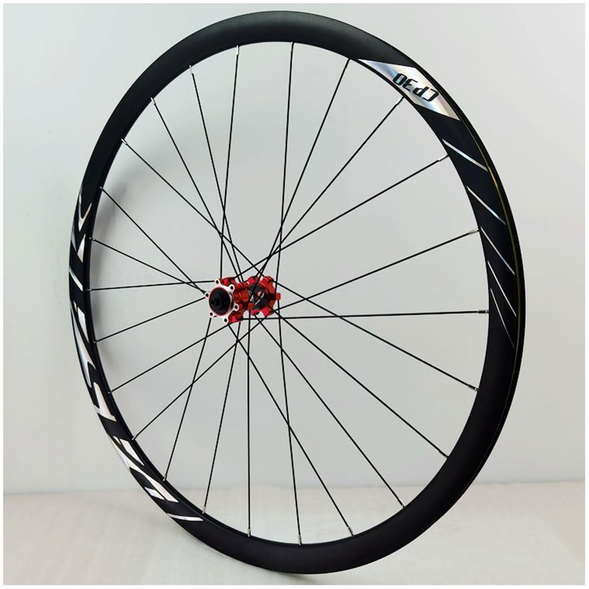 Zestaw kół do roweru szosowego 700C, ultralekkie koło ze stopu aluminium 30 mm przód/tył 24H wysoka wytrzymałość felgi kompatybilne 8-12 prędkości