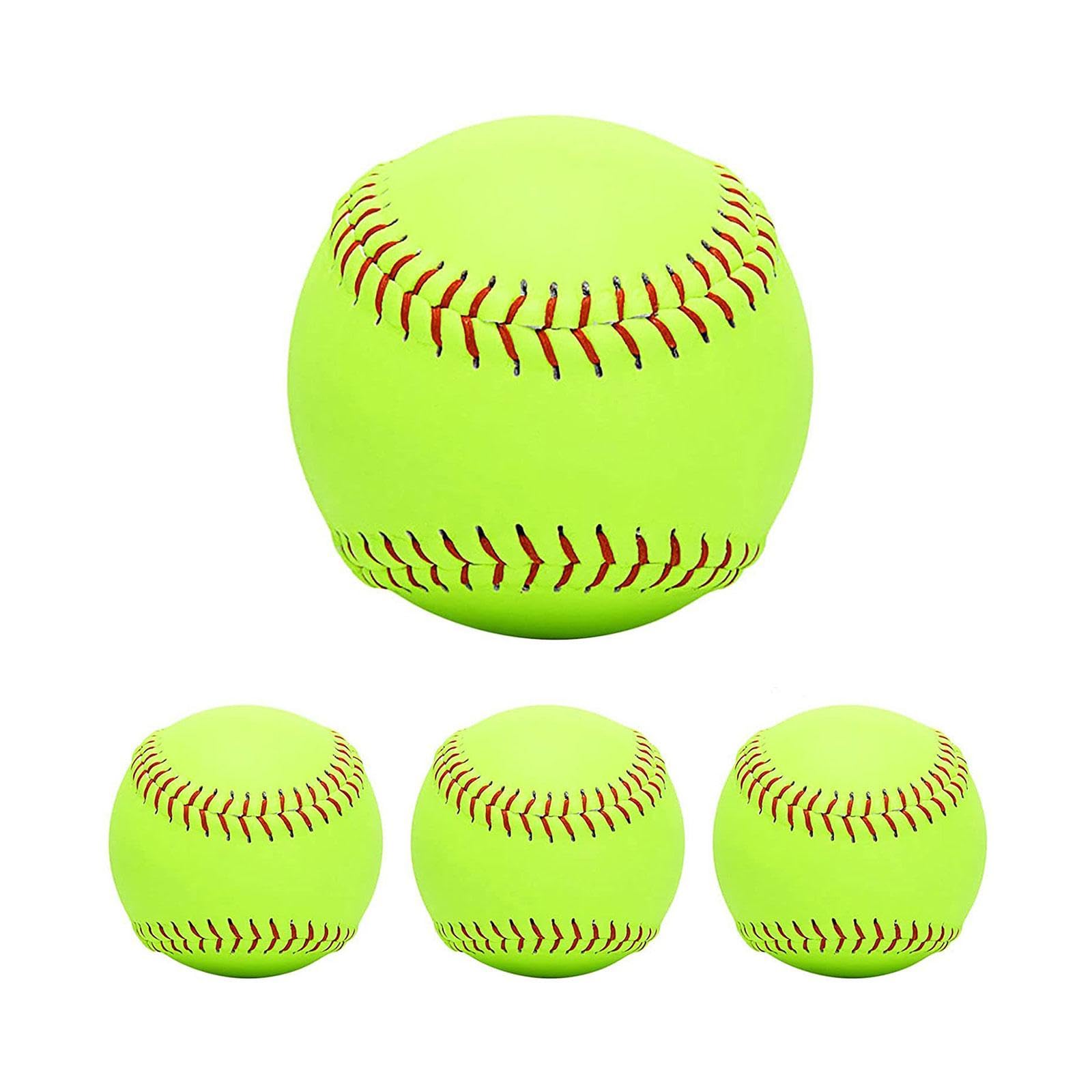 rockible Palline da Softball per Pratica Sportiva Peso Softball a Palla Professionale da Softball a Passo Rapido Leggera per Competizioni in Cortil