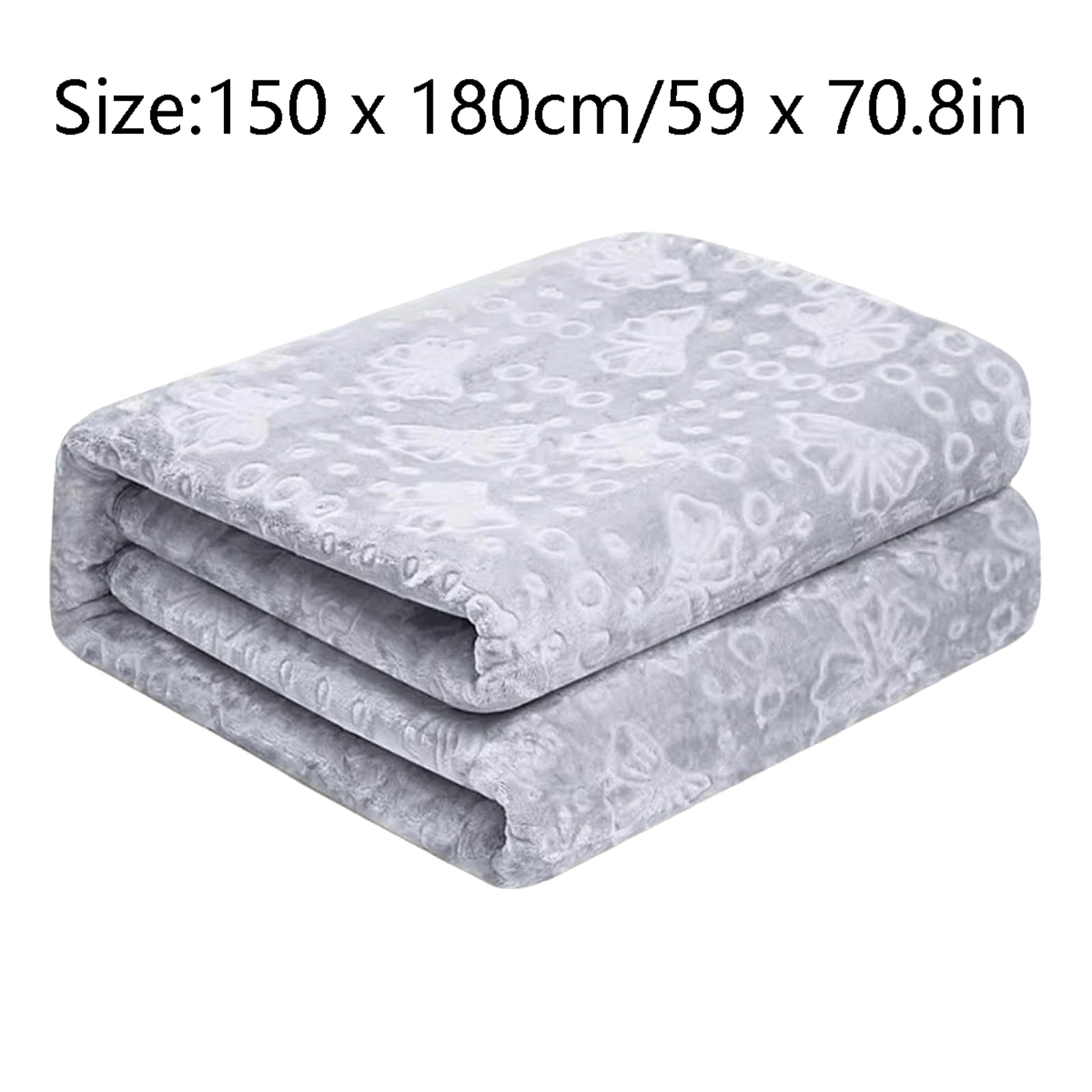 PEKJI Polyester Heated Throw with Timer Function Comfortable Electric Mattress Dual Control Electric Blankets 9 Heat Settings