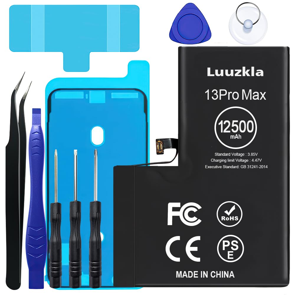 Amazon.com: Luuzkla 12500mAh (2024 New Upgrade) Battery Compatible 