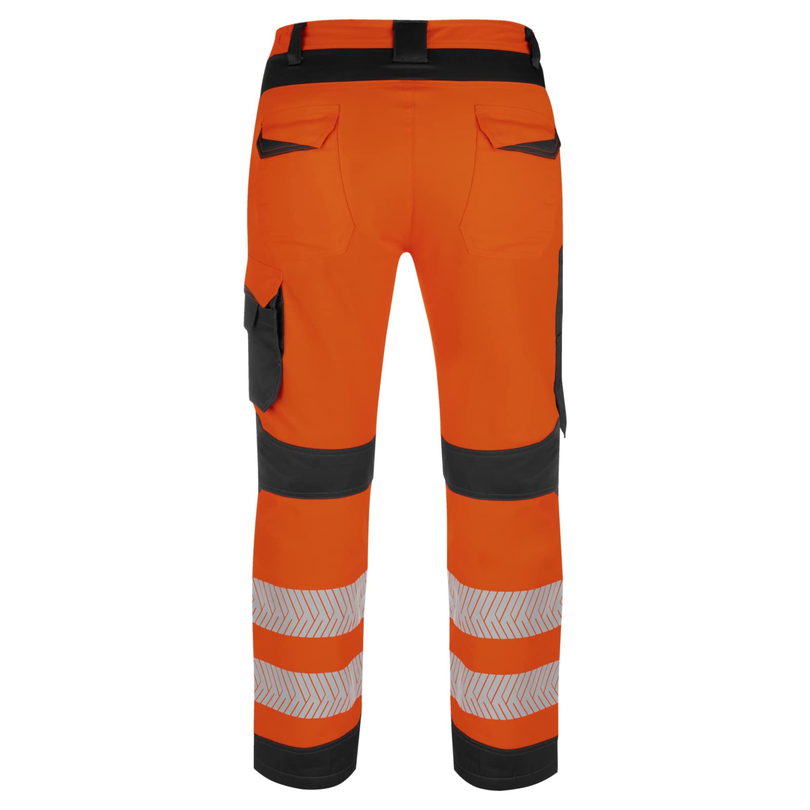 Pantalon de travail haute-visibilité FLUO HIVER orange/anthracite