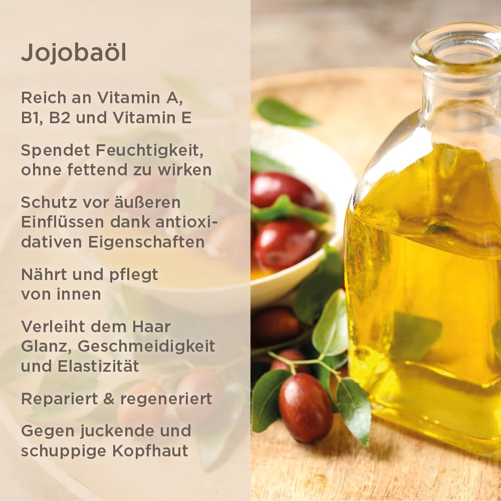TBS Haarserum Jojobaöl Amerikanischer Ureinwohner - Für Intensive Feuchtigkeitsaufnahme, Entwirrt Verfilztes Haar und Verleiht Glanz
