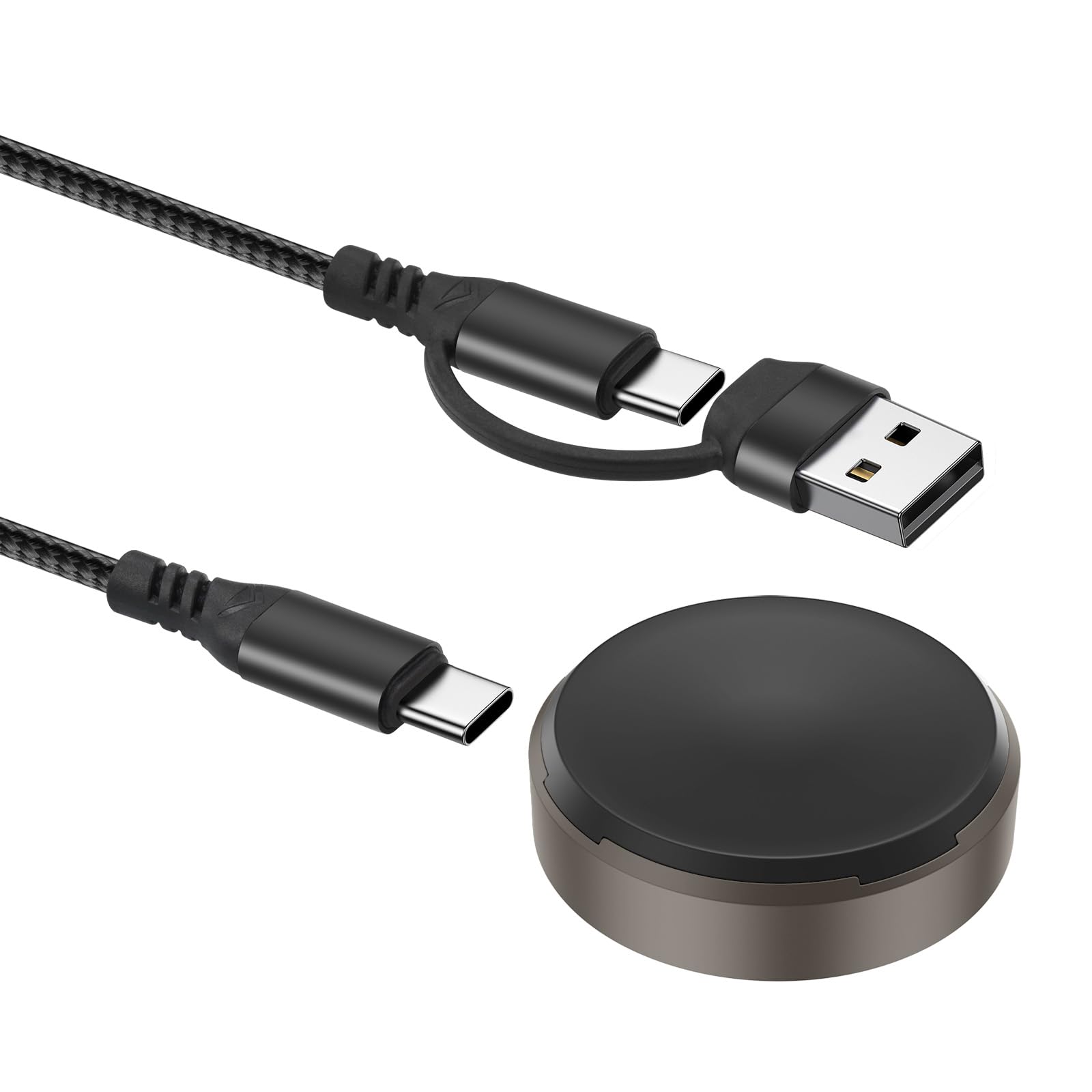 携帯式磁気充電器 Galaxy watch対応 USBC 1400mAh Galaxy Watch用ポータブル磁気充電器,ワイヤレス,バッテリー