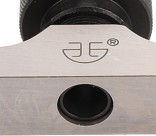 Miniatura 5 de ViaGasaFamido Soporte de calibre de profundidad 0.315 in Agujero de sujeción de acero inoxidable Indicador de esfera de profundidad Base Soporte de