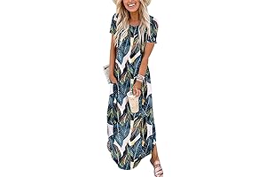 Women's Summer Dresses for Women 6'0 Long Casual Loose