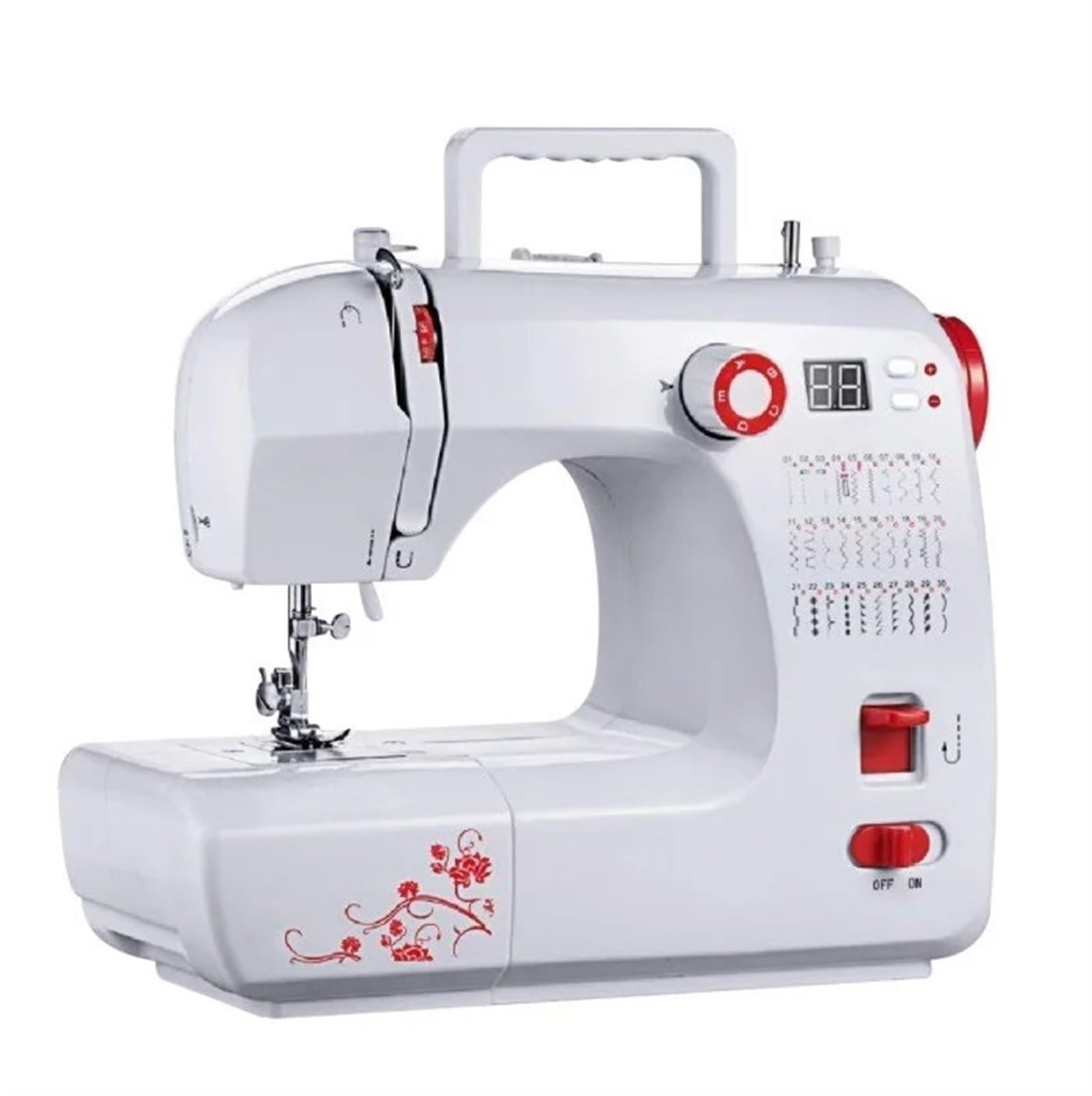 Edede One Color Sewing Machine, Multi-Function Computerized Home Sewing Machine Hand Making Sewing Machine Domestic Sewing Machine