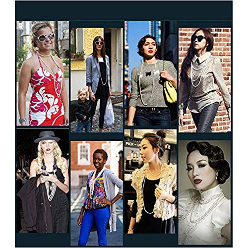 image for TUOKAY Direct TUOKAY 1920s Pearls Beads Necklace for Women Pearls Stra