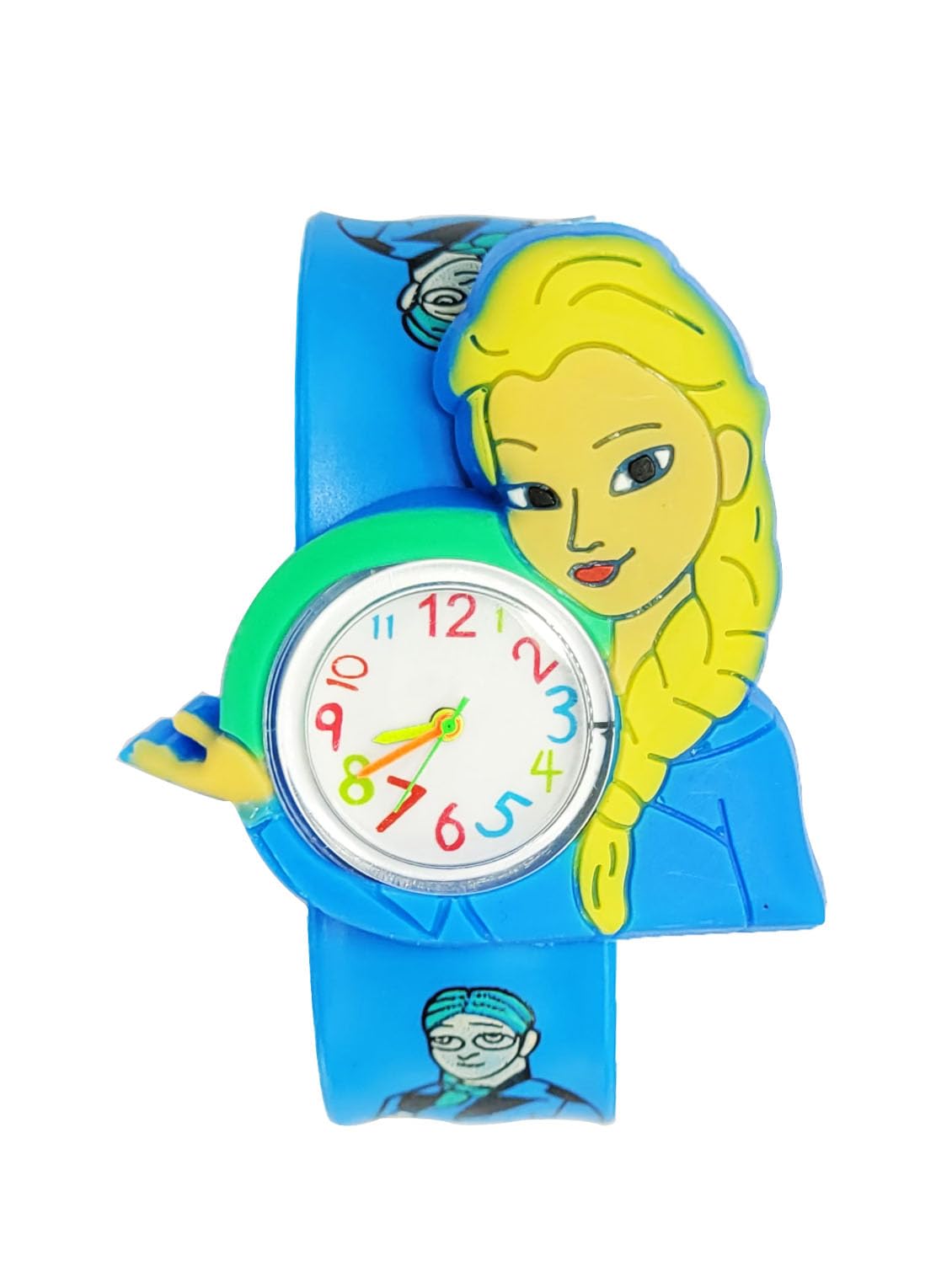 Dreamy Kitty/Frozen Analogue Slap Band Watch, Scale Watch for Boys and Girls Non Breakable Wrist Watch - Pack of 1 (Frozen Blue) (B0CMD76CMC) Amazon Price History, Amazon Price Tracker