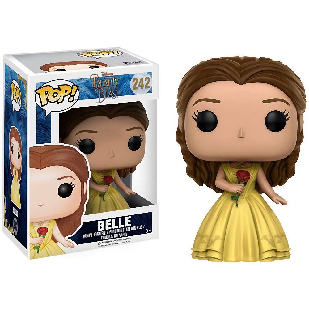 Belle: Beauty & The Beast x Funko POP! Disney Vinyl Figure & 1 POP! Compatible PET Plastic Graphical Protector Bundle [#242 / 11564 - B]