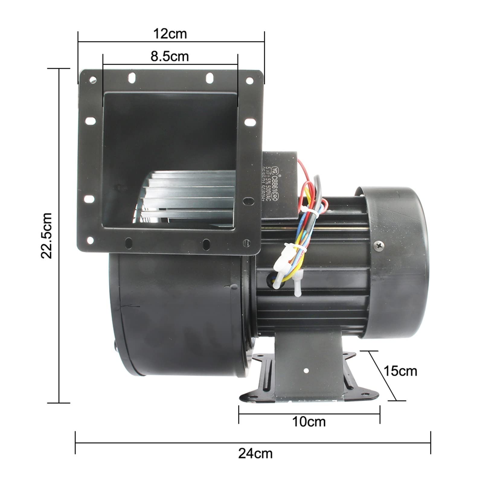 Zentrifugalluftgebläse, Bodenventilator, Zentrifugal-Luftbeweger-Bodentrockner-Gebläse for kleine Schlauchboote und Hüpfburgen zum Trocknen von Böden, Teppichen(380 With heat sink)