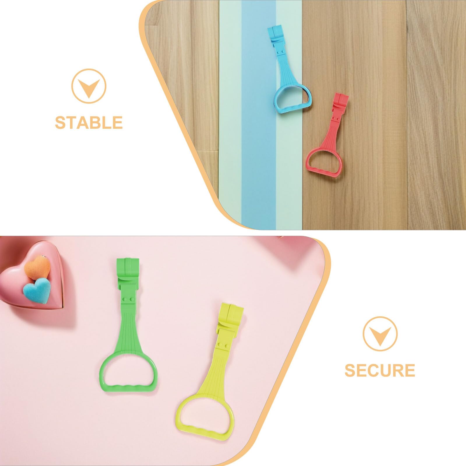 ORFOFE 12 Piezas Anillos de Fitness para Interactivo Ayuda para Caminar Niña Soporte para Gimnasia Infantil Entrenamiento de Coordinación y Ejercicio