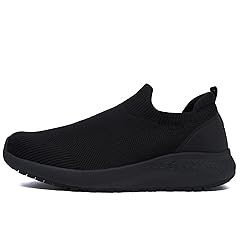 Men's Non Slip Work Shoes Restaurant Waterproof Chef Shoe for Kitchen Hospital Slip-Resistant Air Cushion Sneakers with Easy-Clean Modern Design Breathable Lightweight