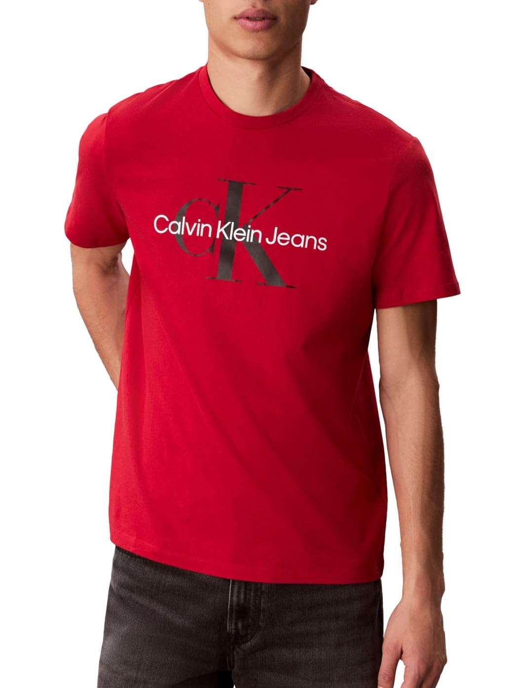 Men's Monogram Logo Crewneck T-Shirt
