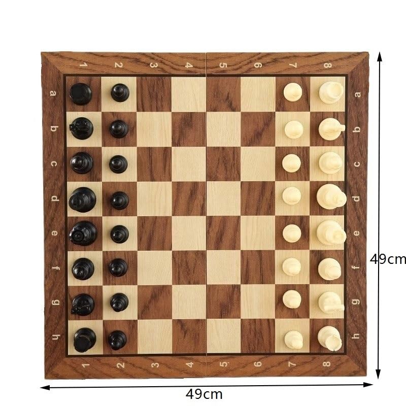 Échecs Échiquier Pliant en Bois Voyage Portable débutant