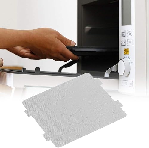 Miniatura 4 de Cubierta de guía de ondas para microondas negras y de cubierta, placa de mica para horno de microondas, 10 unidades de resistencia al calor, horno