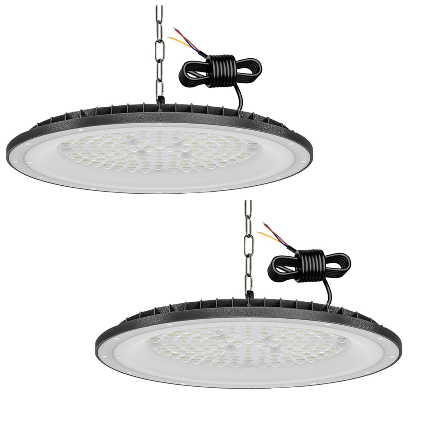 2pack 100W Naves Industriales LED UFO,IP66 Hallenstrahler, 10000LM Effiziente Hallenbeleuchtung LED Werkstattlampe für Lager, Garage, Fabrik, Sporthalle (2, 100W)