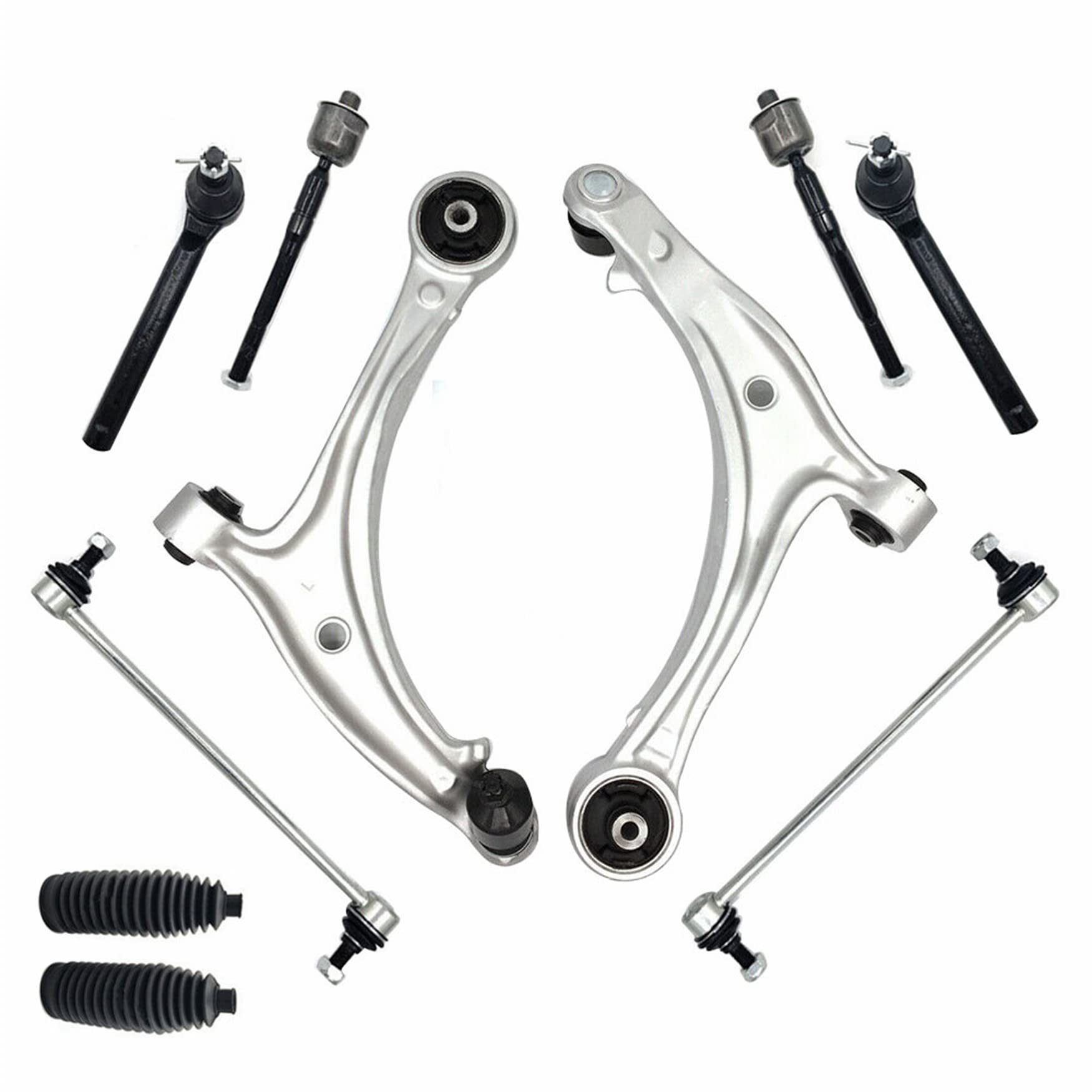 WFLNHB 10pc Front Lower Control Arm Suspension Kit Replacement for 2005-2010 Honda Odyssey