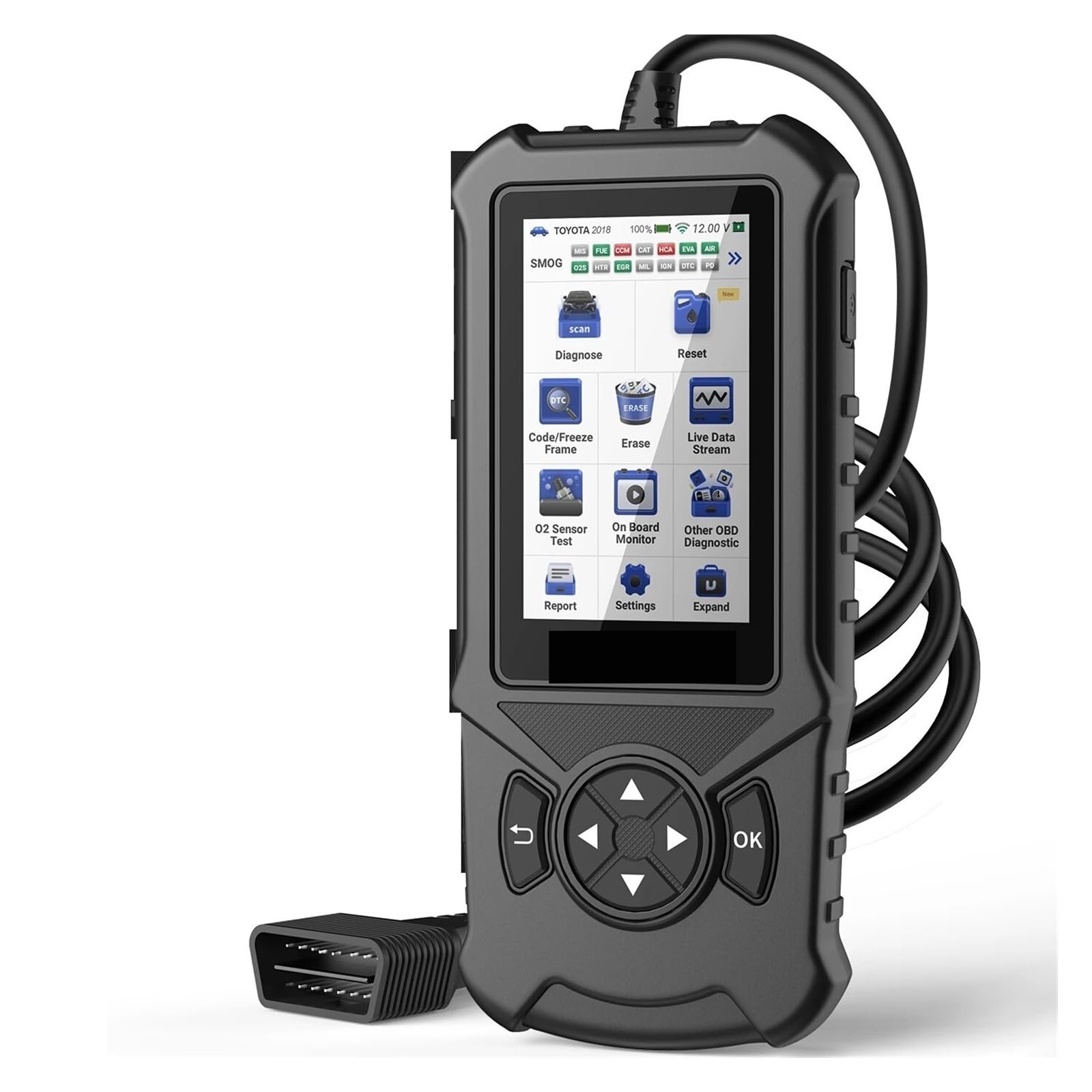 CDE900 Auto OBD2 Scanner Silnik Airbag ABS System TCM Diagnose Code Reader Narzędzie diagnostyczne samochodu,Przyjazny dla użytkownika