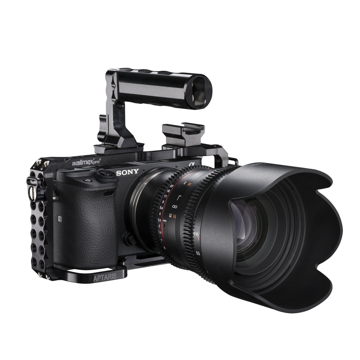 Walimex Pro Aptaris Cage-System (geeignet für Sony Alpha 6000 / 6300 / 6500, Sony Nex-Serie)