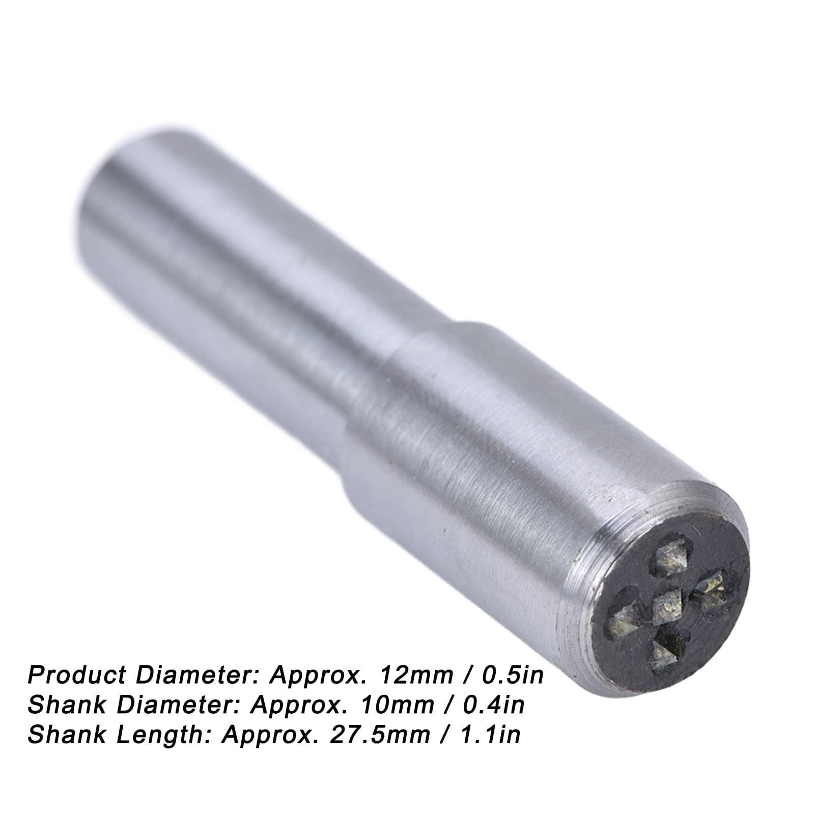 Diamond Dresser Meule à 5 points avec tige en acier au carbone 10 mm