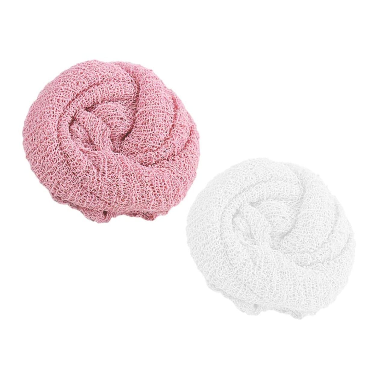 Set Di 3 Coperte Per Neonati Fasce Per Neonati Panni Da Bagno Per Neonati Accessori Per Foto Cotone Confortevole 2 Pezzi X 3