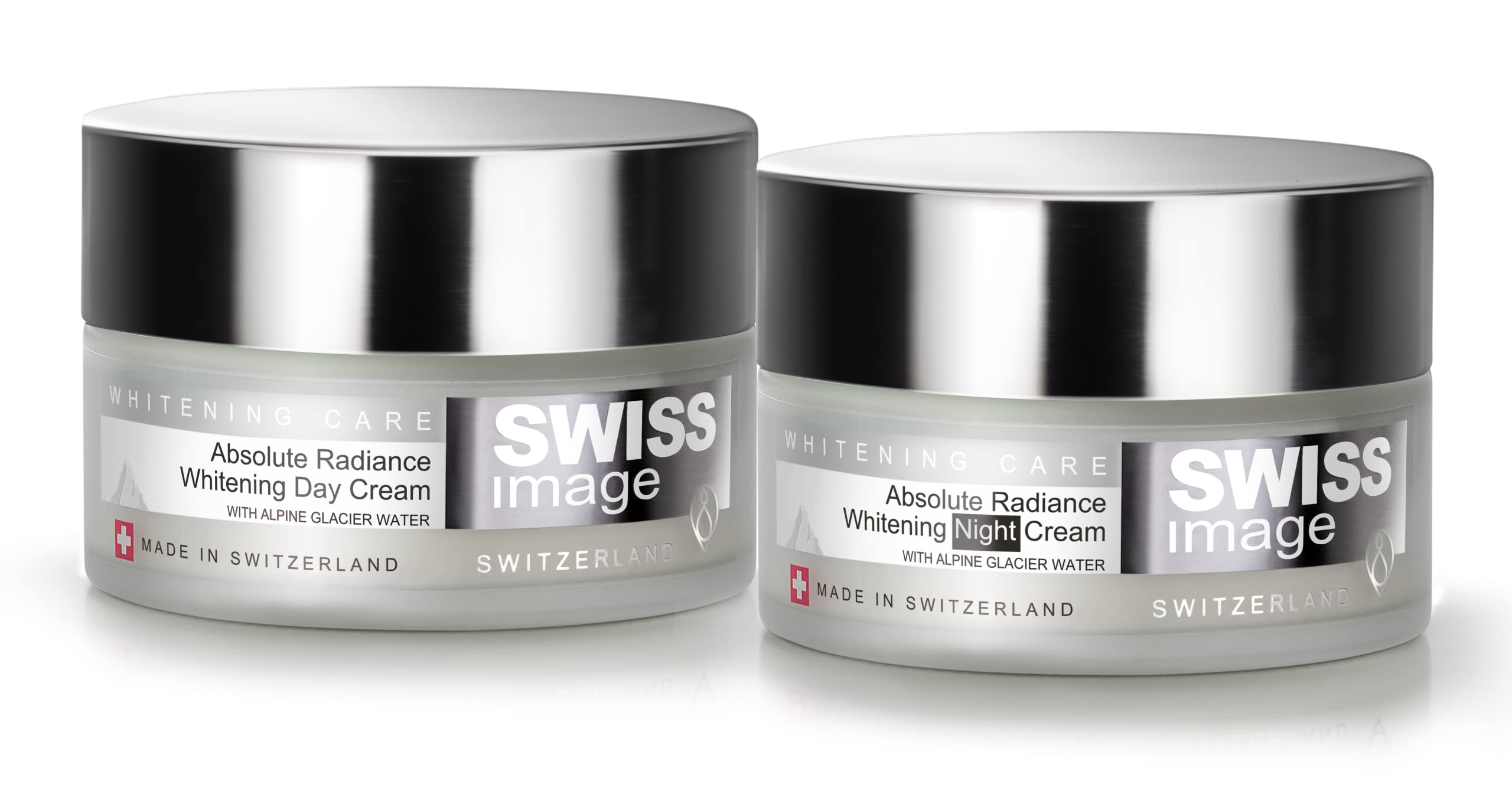 SwissImage Absolute Day Cream and Night Cream 2 X 50ml Pack, Enriched with Niacinamide and White Ten Complex 50.0 milliliters, 1.0 millilitre, 1