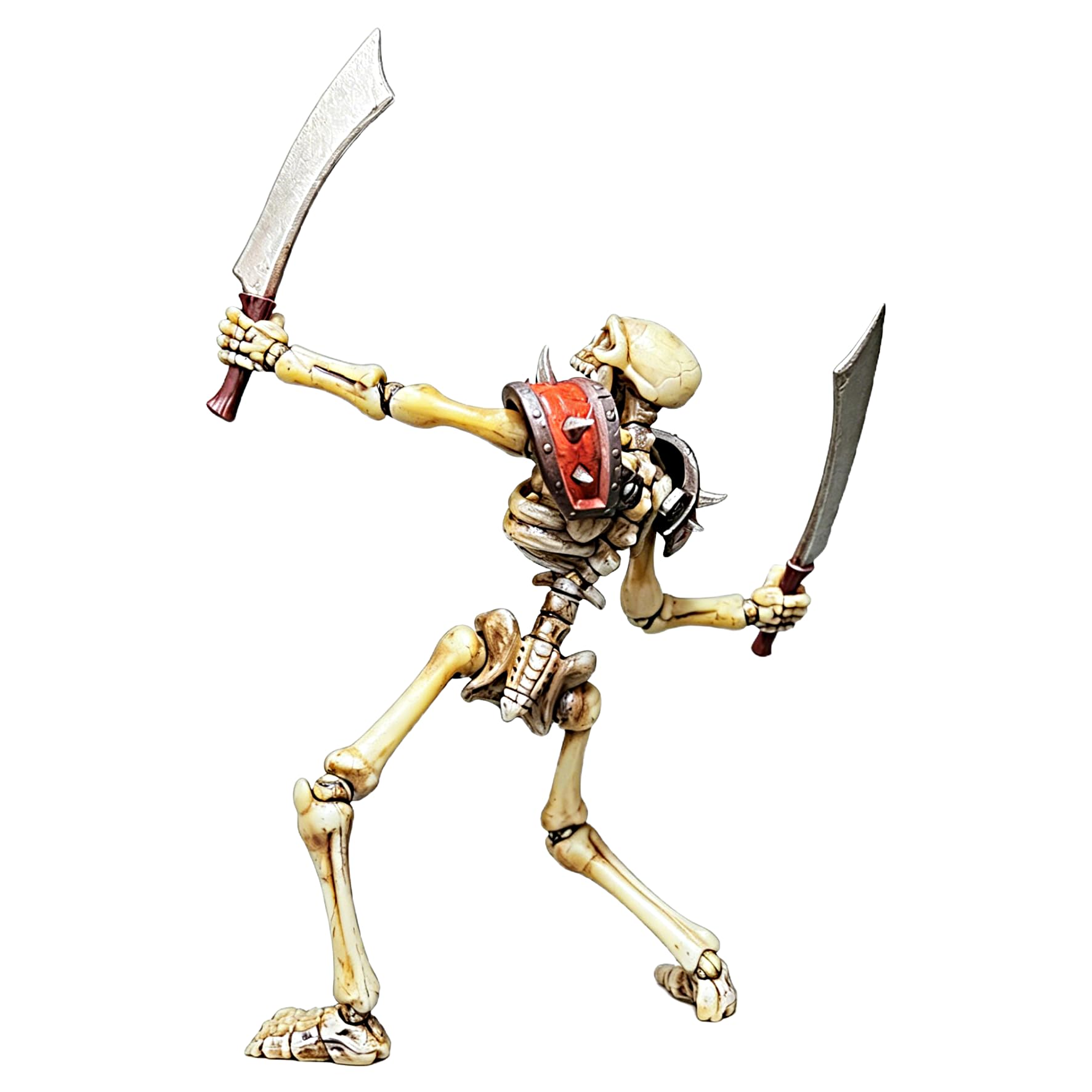 TOYVERSE YOTOTOY Figurka akcji w skali 1/12, strasząca oszust z maczetami, 18 cm, odkupienie, szkielety, linia nocnych oszustów, alternatywna głowa dyni, zdejmowana zbroja dla osób w wieku od 15 lat