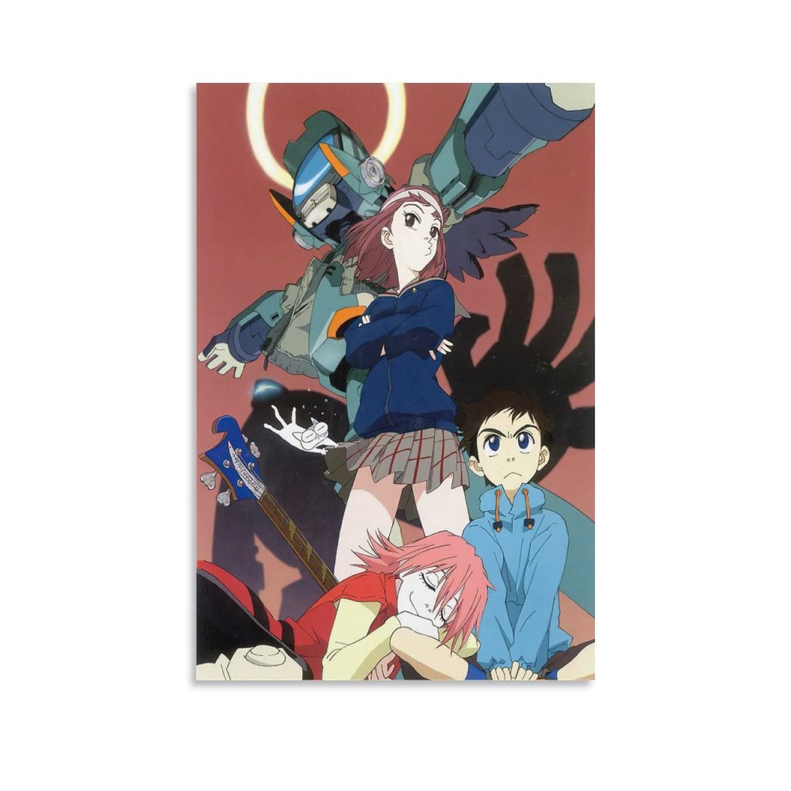 Amazon｜XINYUELONG アニメ FLCL ナオタ ナンダバ ポスター キャンバス