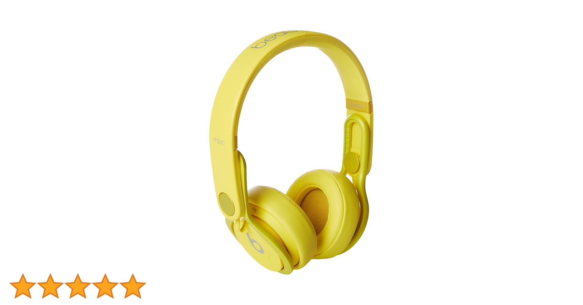 【新品保証付】beats by dr.dre Mixr イエロー Yellow Beats Mixr On-Ear Headphone - Yellow (Certified Refurbished