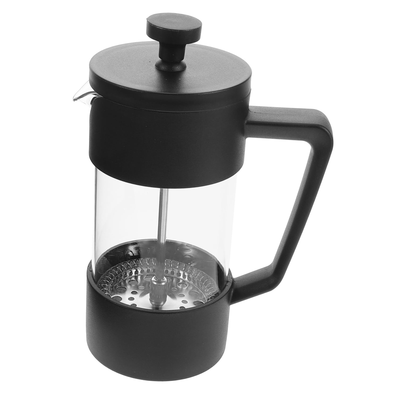 Cafetera de Vidrio Borosilicato Filtro Prensa Francesa para Café Frío para Casa y Camping Elegante y Funcional