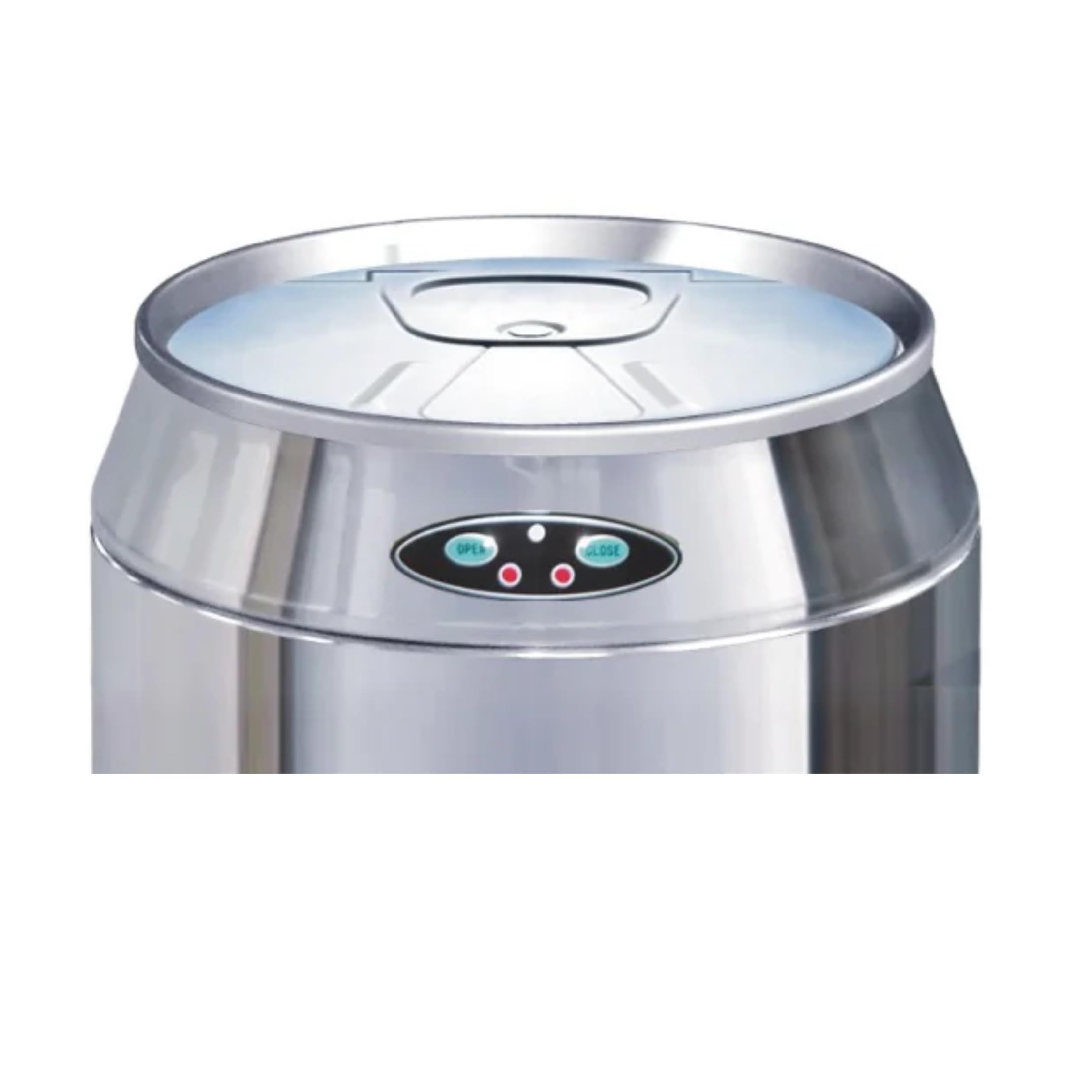 Coperchio per pattumiera automatico rotondo modello CAN Argento