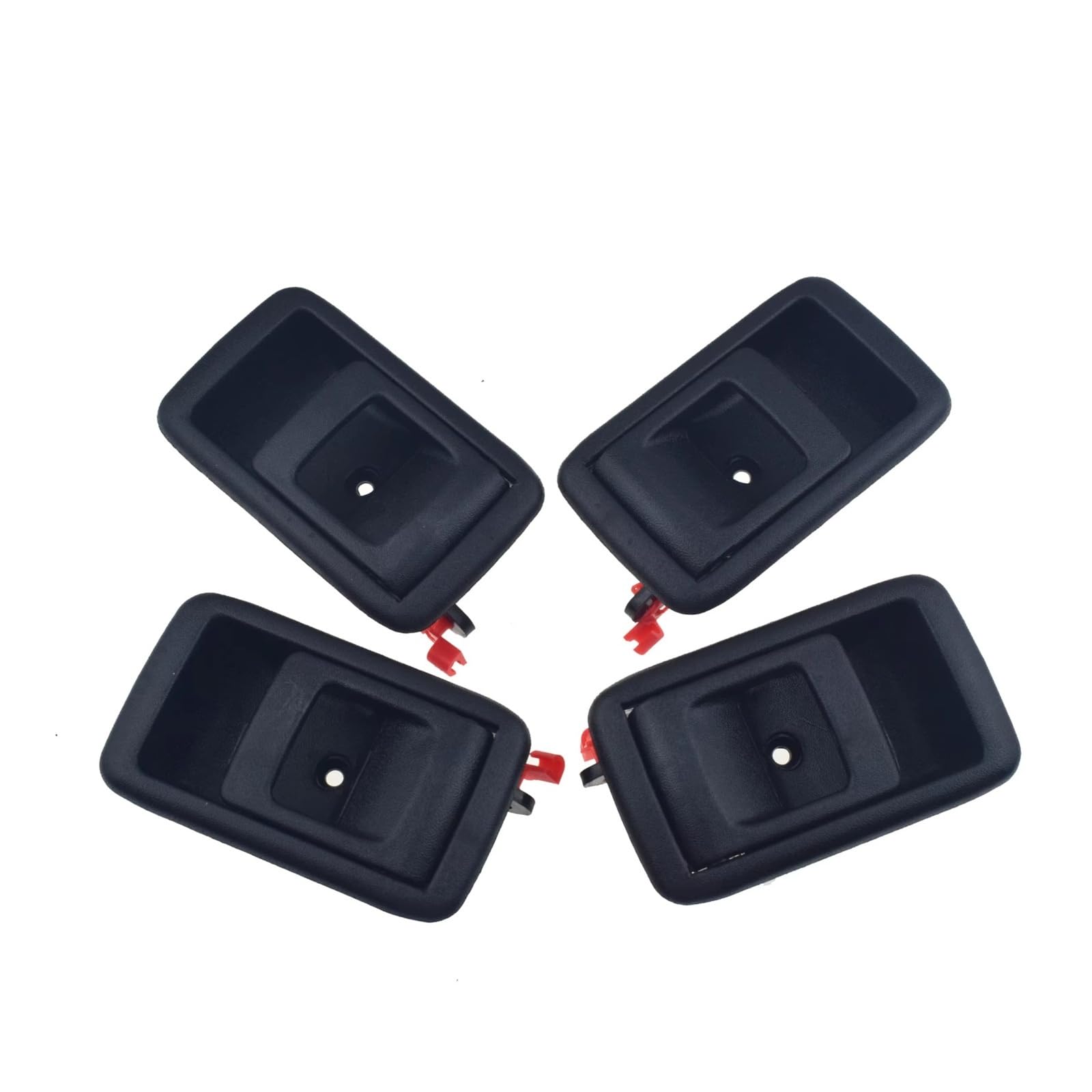 Ningruibhd One Color Car Interior Door Handle For Toyota For Tacoma For 4Runner For Tercel For Camry 1987-2000 Car Black Inside Door Handle Front Rear Left Right 6920610070(4Pcs Left Right)