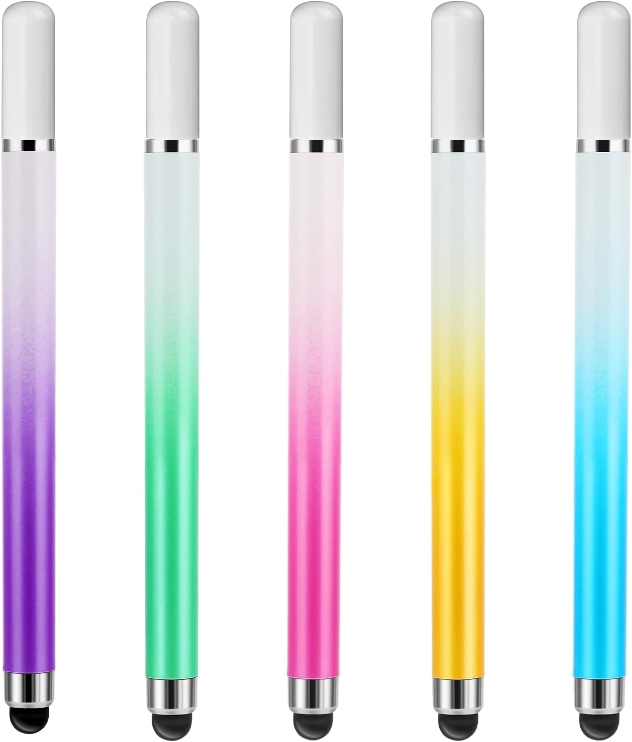 Stylus Pens for Touch Screens 5pcs Universal 2 in 1 Stylus Pen High Precision and Sensitivity for Pad, Phone, Smartphone and Tablets All Universal Touchscreen Devices Stylus Pens for Touch Screens 5pcs Universal 2 in 1 Stylus Pen High Precision and Sensitivity for Pad, Phone, Smartphone and Tablets All Universal Touchscreen Devices