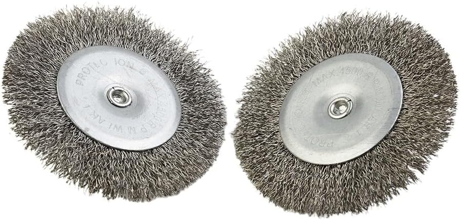 2pcs Electric Joint Brush Replacement Brush Wire Brush SetReplacement Wire Brush Joint Cleaner Fit For EFB 400 Blister