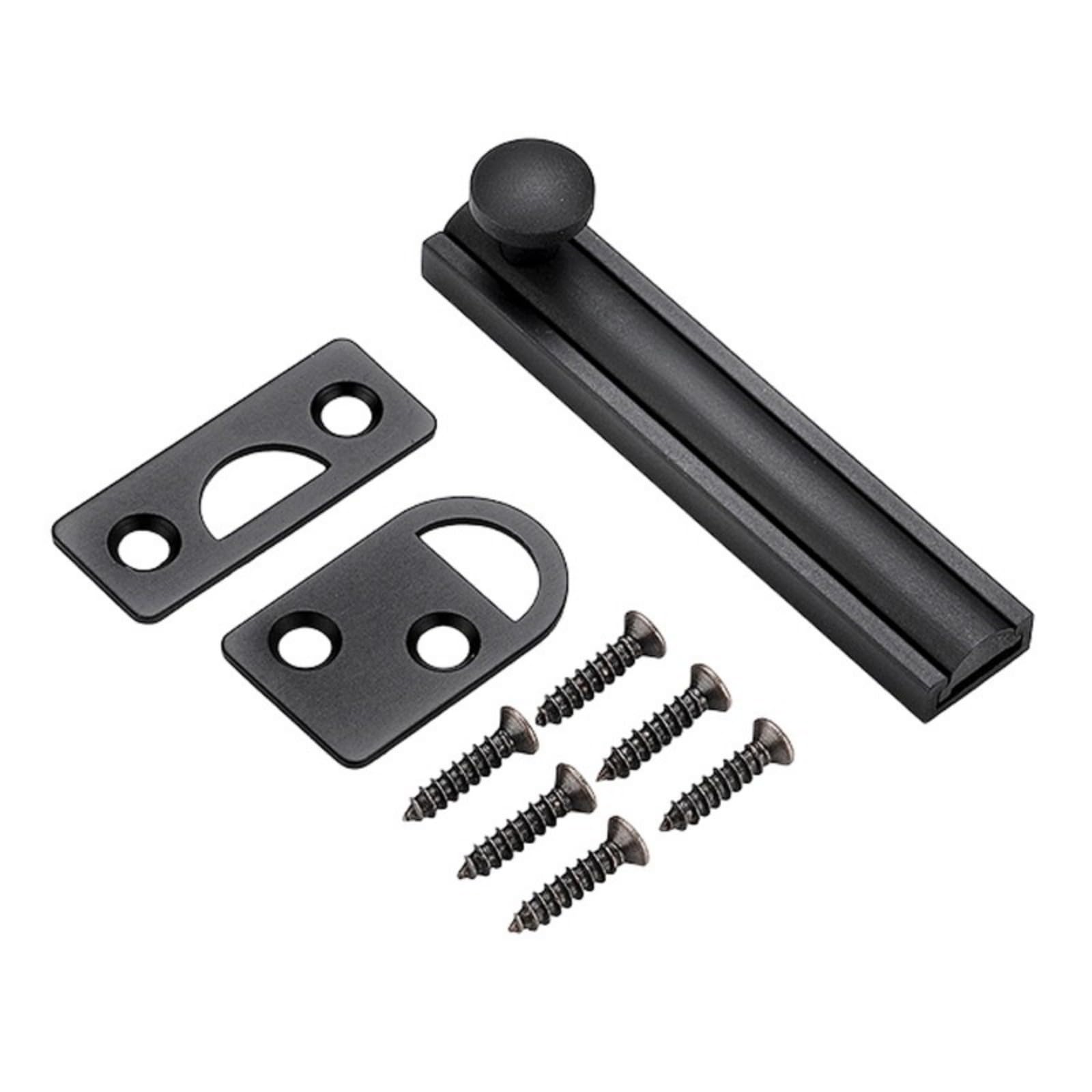 Anti Theft Window Door Sliding Bolts Latches Door Security Locks with Screw for Enhanced Doors Security Locks