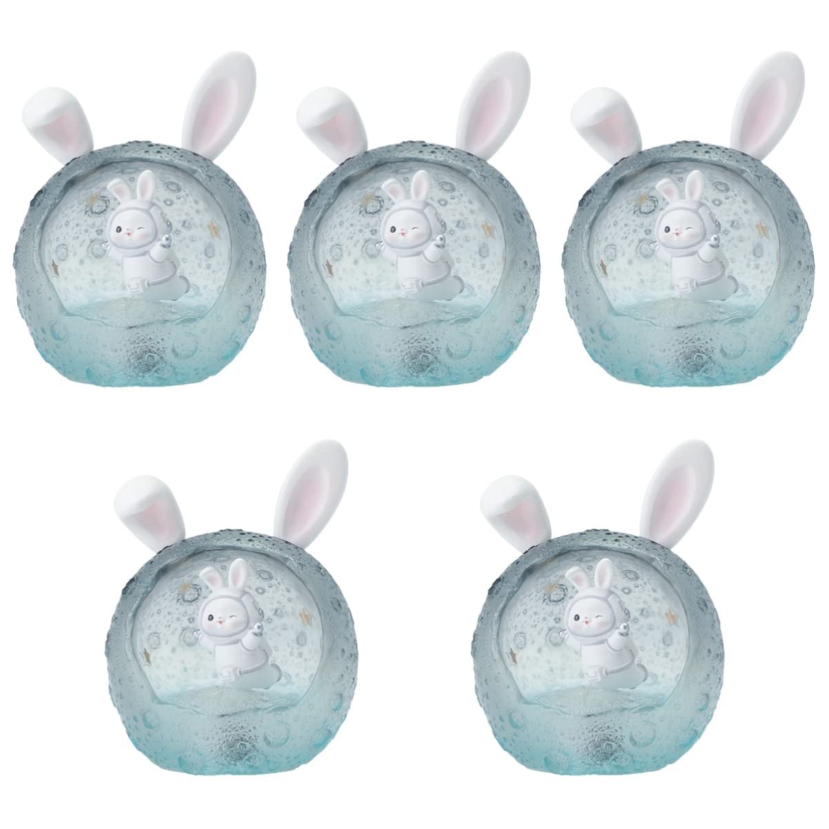 Veilleuse lapin astronaute LED pour decoration chambre bebe et enfant